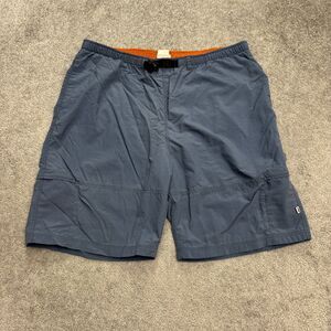 Vintage REI Nylon Swim Trunks Board Shorts Mens XL Blue Elastic Waist Casual